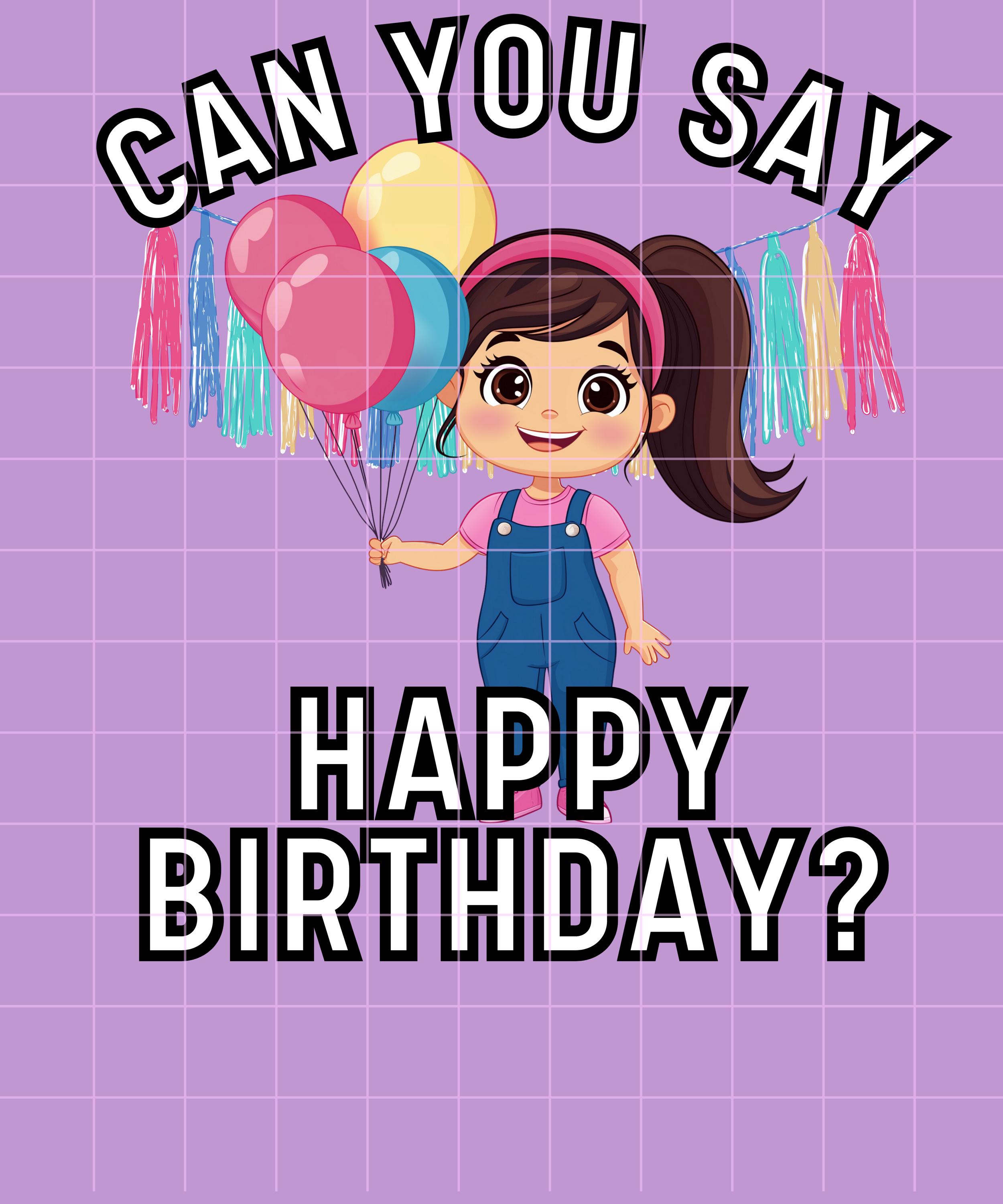 Ms. Rachel Can You Say Happy Birthday, Ms. Rachel Birthday PNG ...