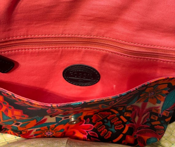 FOSSIL  Keyper Mini Cross Body Red Bag - image 3