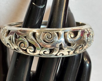 Bracciale Brighton Silvertone Clamper da 7 pollici