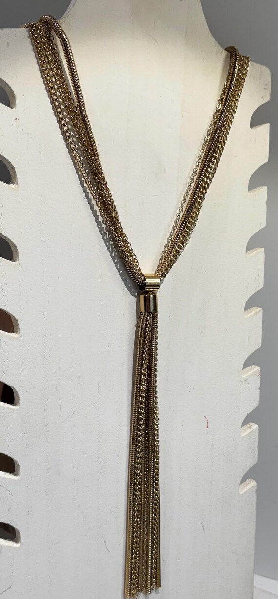 INC International Concept Goldtone Multi Chain Necklace