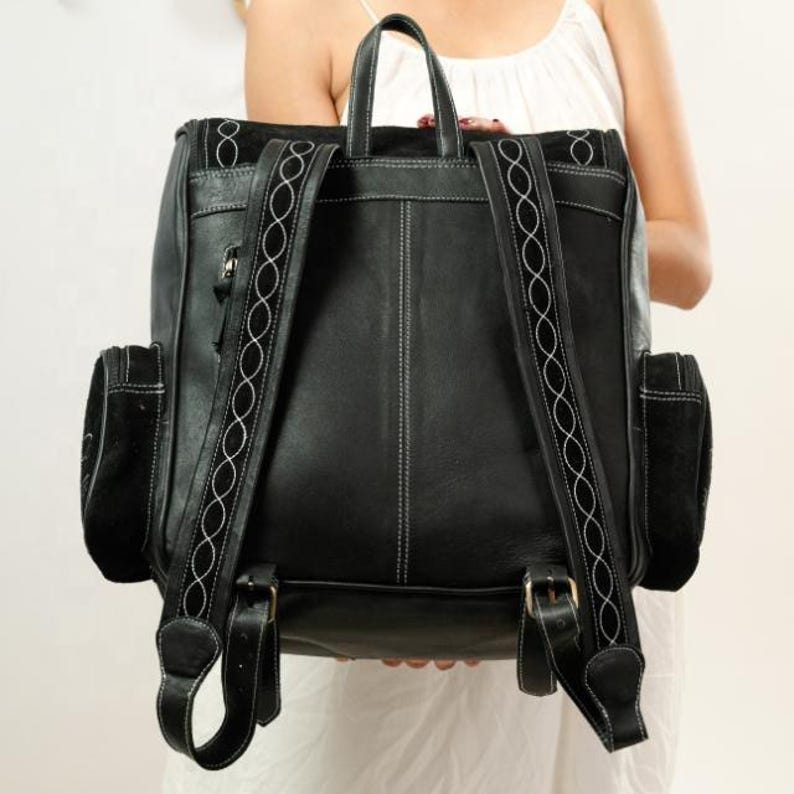 Handmade Leather Backpack Purse | Western Rucksack | Backpack for Her