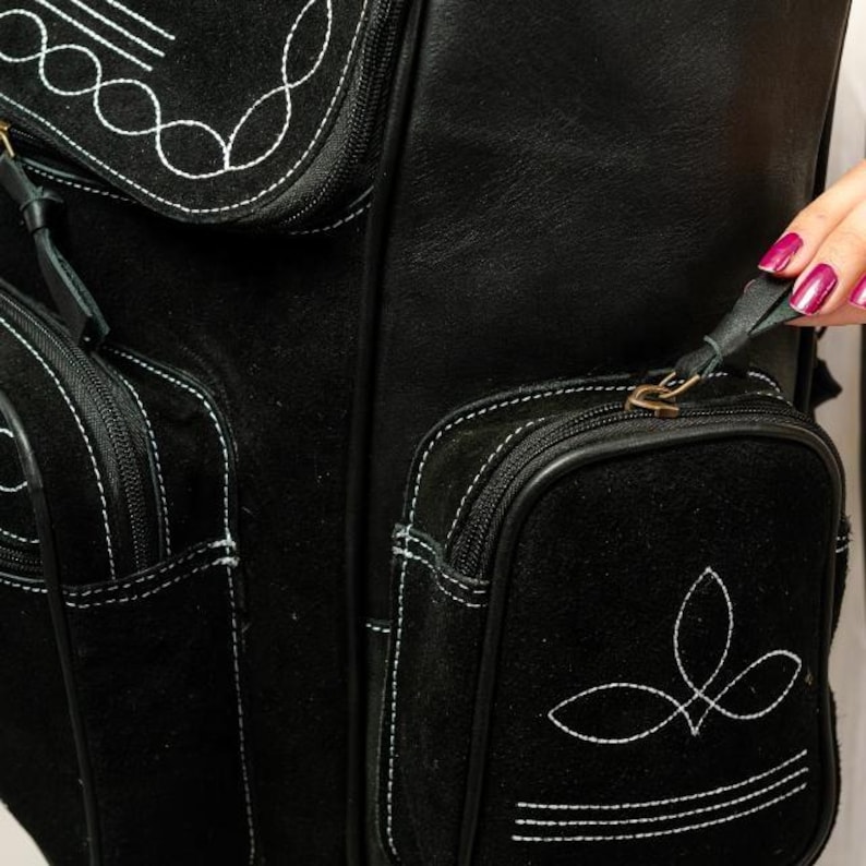 Handmade Leather Backpack Purse | Western Rucksack | Backpack for Her