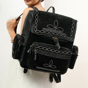 Handmade Leather Backpack Purse | Western Rucksack | Backpack for Her