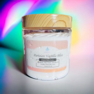 GlowAura Parisian Vanilla Bliss whipped body butter