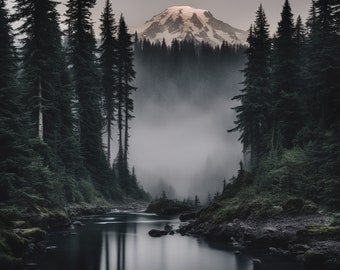 Mount Rainier- Printable Wall Art