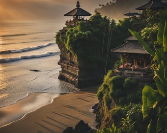 Bali, Indonesia at Sunrise- Printable Wall Art