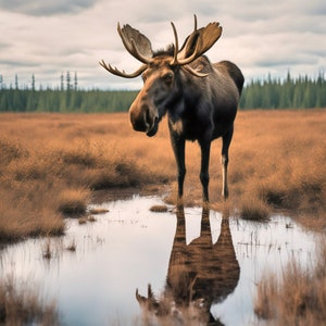 The Majestic Canadian Moose