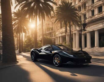 Ferrari in Monaco. Class is in session.
