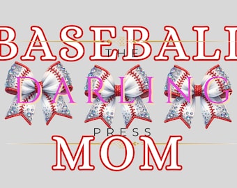 Baseball Mom PNG, Cute Team Spirit Image (Digital Download)