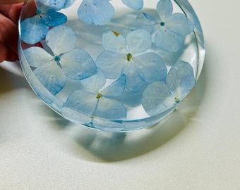Custom Resin Coasters - Real Flower Keepsake Set
