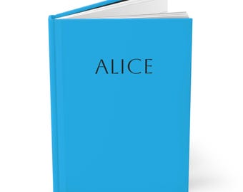 Personalized Matte Hardcover Journal - Custom Name Journal for Writing, Note-Taking, Gifts, Diary, Student Supplies, Gifts for Her