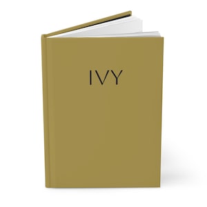 Minimalist Personalized Hardcover Journal, Simple Notebooks for Writers, Stylish Daily Planner, Elegant Gift for Students, Gifts for Her