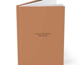 Personalisiertes Matt Cover Journal, Fülle Anziehungskraft Journal, Dankbarkeit Tagebuch, Mindfulness Notizbuch, Selbstfürsorge Geschenk, Manifestation Journal