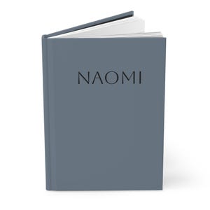 Personalized Hardcover Journal, Custom Matte Notebook for Journaling, Gift for Writers, Gifts for Her, Creative Planning