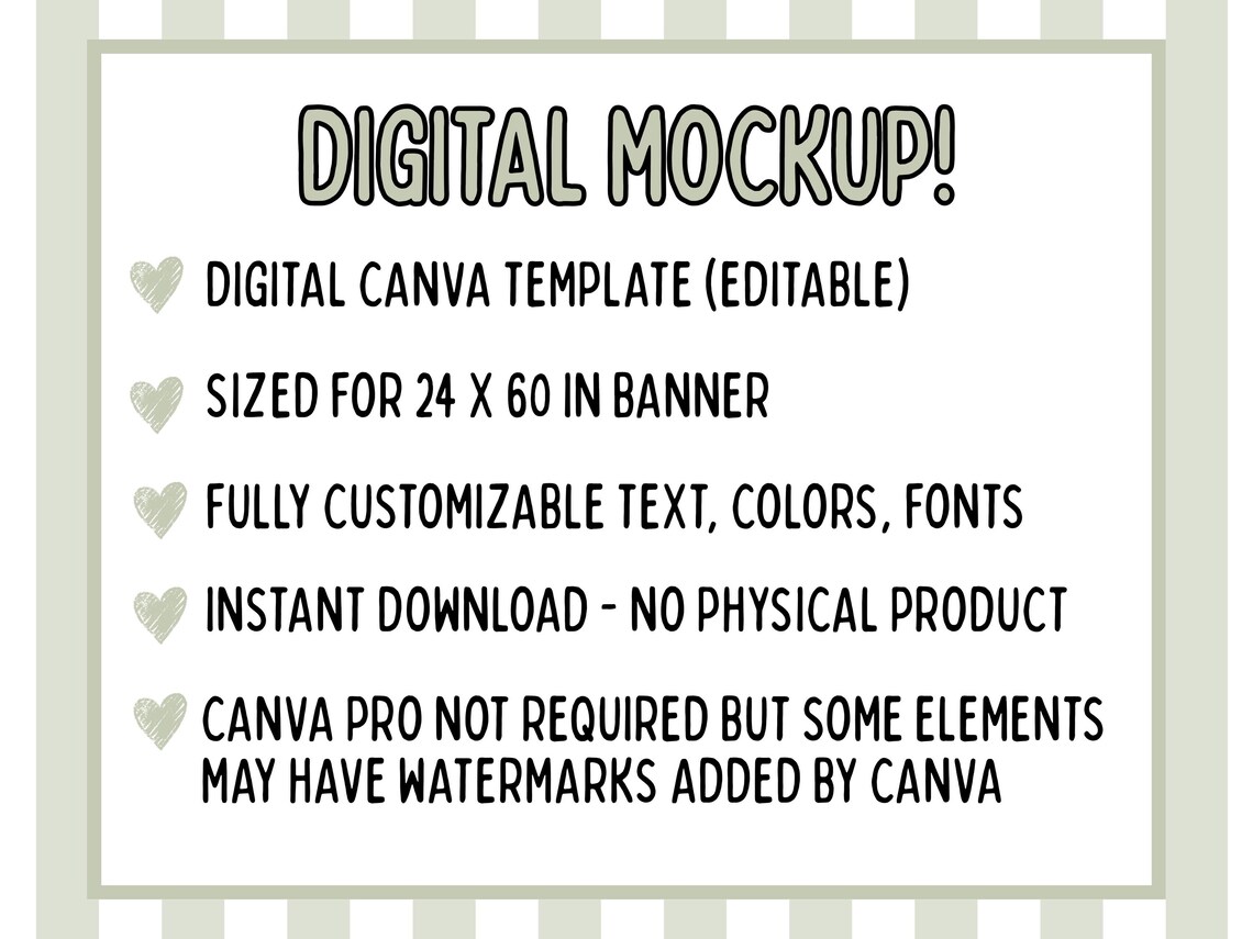 Happy Birthday Editable Canva Template Banner 24x60 DIY Painted Sign ...