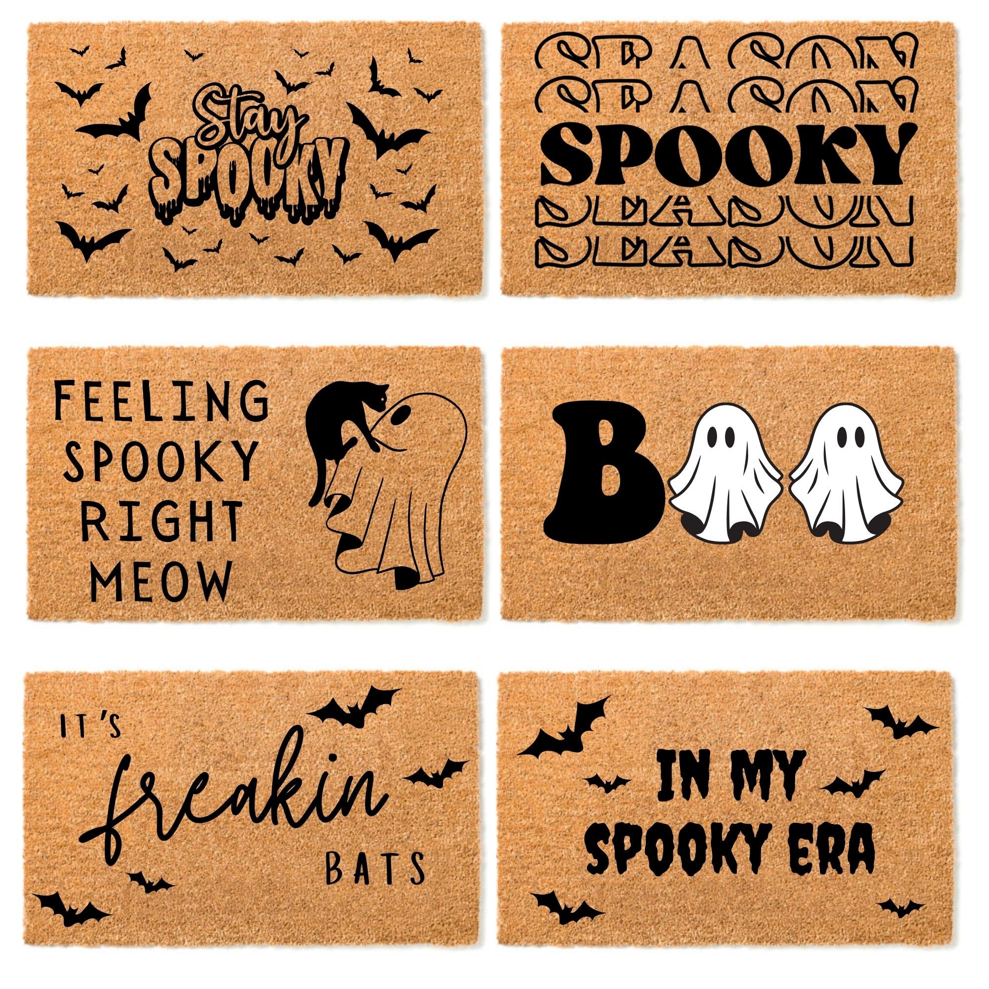 Halloween Doormat SVG Bundle Halloween Door Mat Designs Digital Instant
