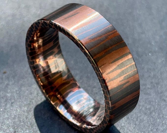 Superconductor Ring, Made in USA, Wedding Band, Handmade, Unetched, Men's, Women's