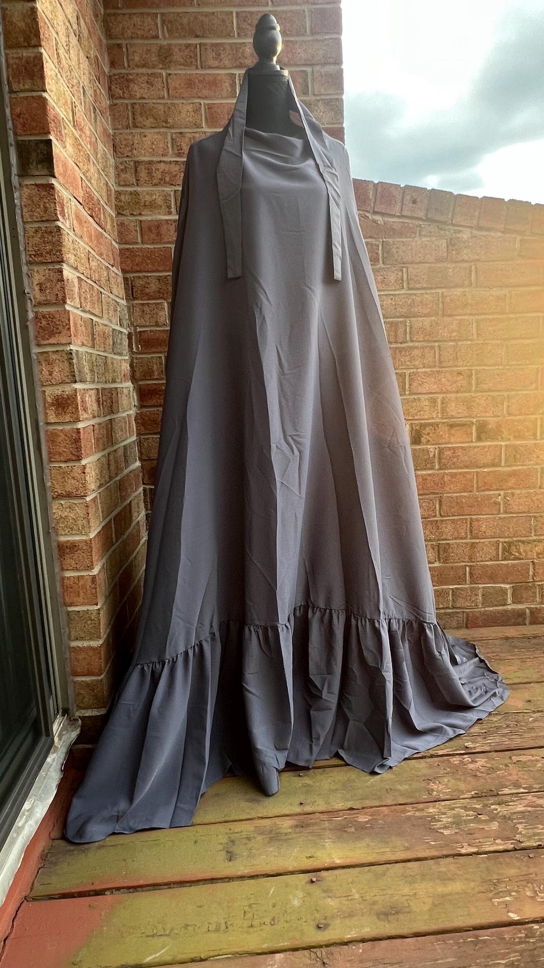 Hijab ul Ameer  Nida Casual Abaya Onyx
