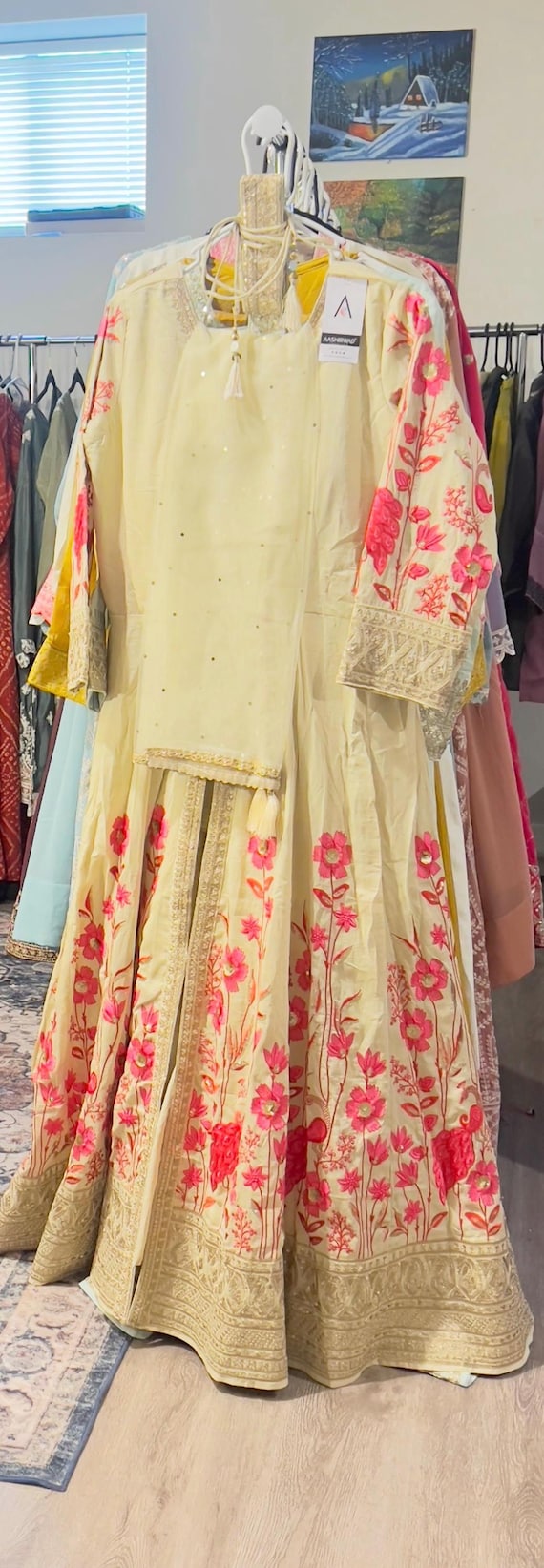 pastel anarkali dresses Buy Pastel Peach Heavy Embroidery Anarkali Dress 85925 Online