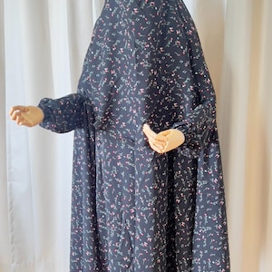 Prayer clothes , One Piece full length Prayer Jilbab for Women,attached hijab, prayer gown Abaya , home prayer dress, Muslim women gift