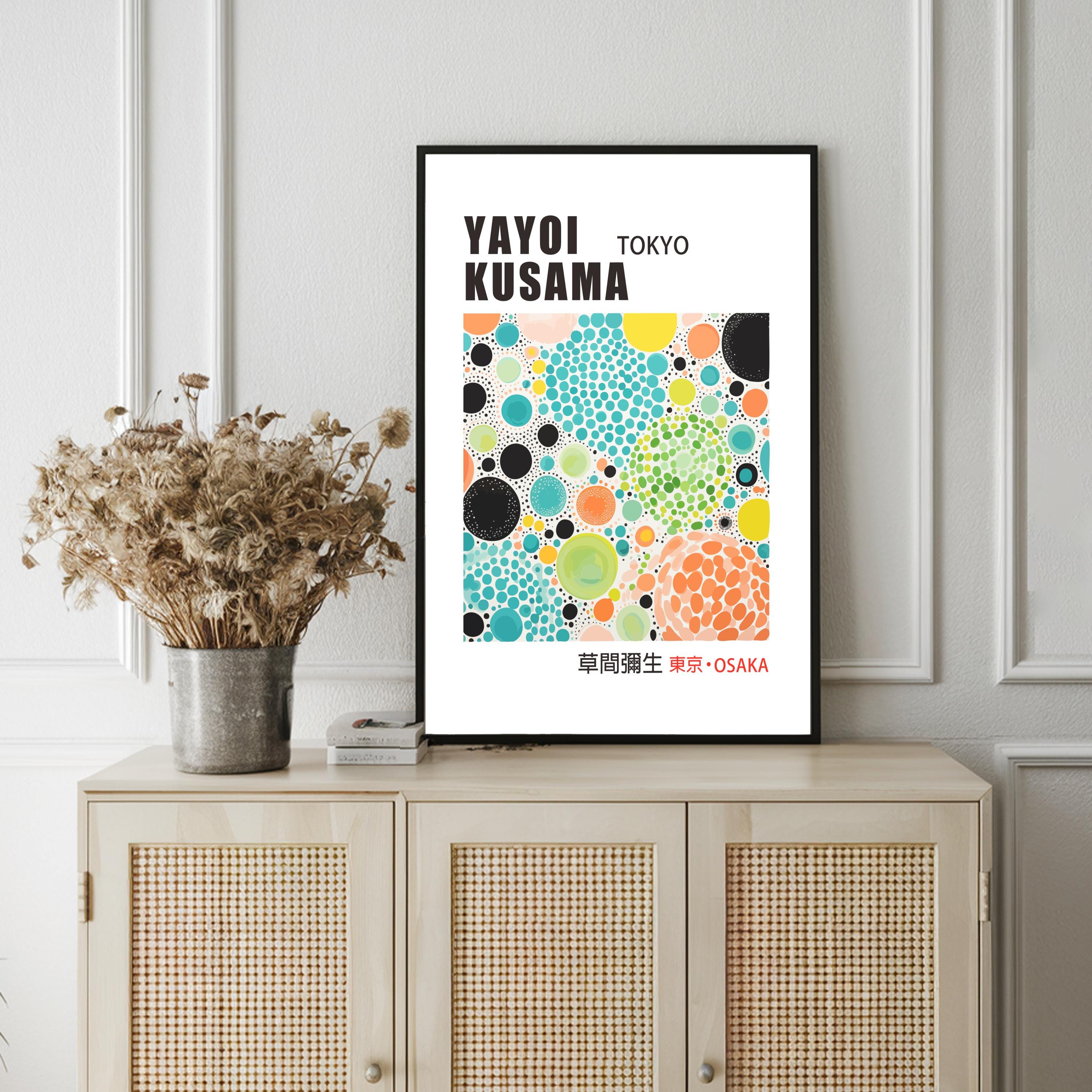 Yayoi Kusama's Signature Polka Dot Print Japanese Artist Digital ...