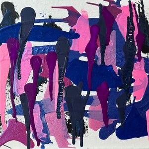 Original Artwork - “Listen” Abstract  Painting