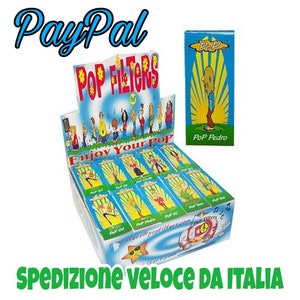 PoP Filters Filtri In Carta Da Rollare Blocchetti Da 32 Foglietti Arrotolabili Per Filtro Originale Da 1 Pacchetto A Box 50 Pacchetti O Più