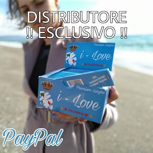 CARTINE LUNGHE i-Love CALABRIA King Size Slim RollPaper 1BOX 50 pacchetti