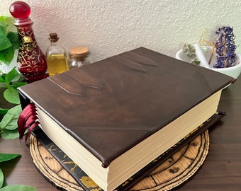 1000 Pages Book of Shadows or Witch Grimoire || Ready to Ship || Huge Post Bound Spell Book || Refillable