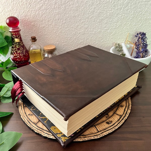 1000 Pages Book of Shadows or Witch Grimoire || Ready to Ship || Huge Post Bound Spell Book || Refillable