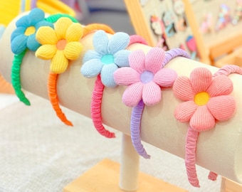Girls Headbands, Fabric Covered Headband, Floral Headbands for