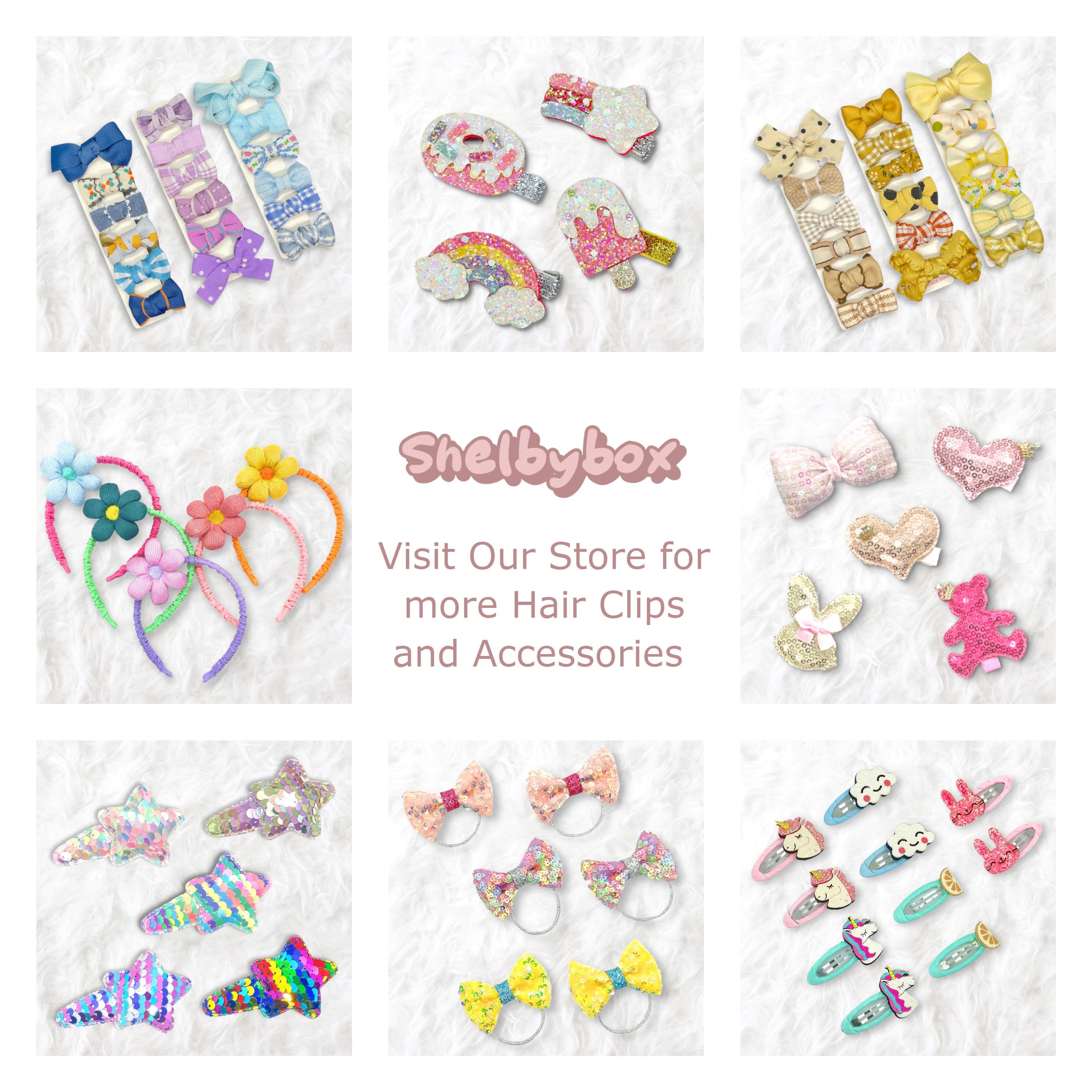 Glitzer-Haarschleifen 2 Stück – 8,9 Cm, Mit Strass, Krokodil-Clips, Für Mädchen, Geschenk Zu Weihnachten & Geburtstag