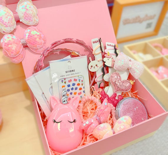 Set Di 10 Fermagli Per Capelli Per Bambine, Forcine A Fiocco E Fiore, Clip Antiscivolo, Regalo Per Baby Shower - 5