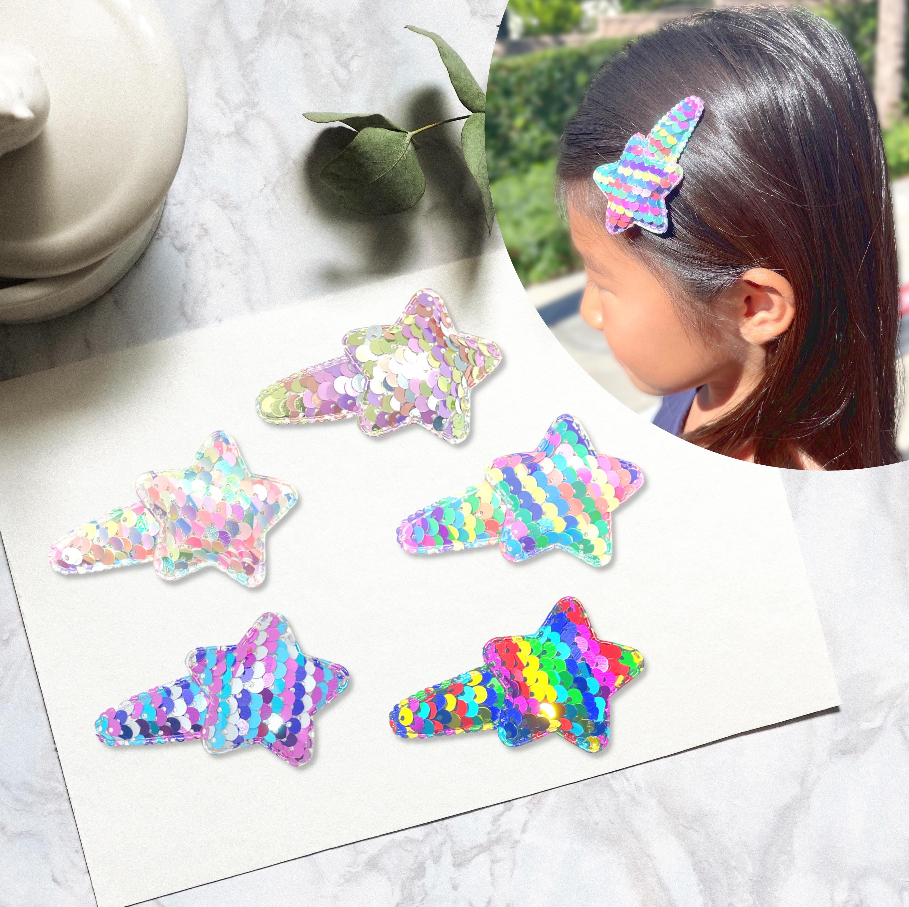 Pinzas Para El Cabello De 1.88 Pulgadas A Presión De Estrella Para