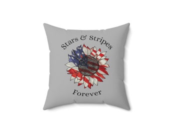 Patriotic, 4th of July, Star spangled banner, Independence, Freedom, sunflower, gift, American Flag