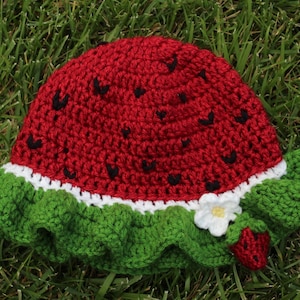 Strawberry Crochet Bucket Hat!!