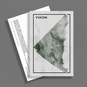 Yukon | Topographic Postcard