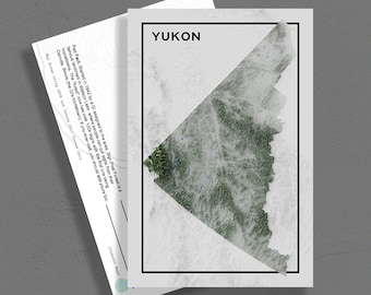 Yukon | Topografische briefkaart