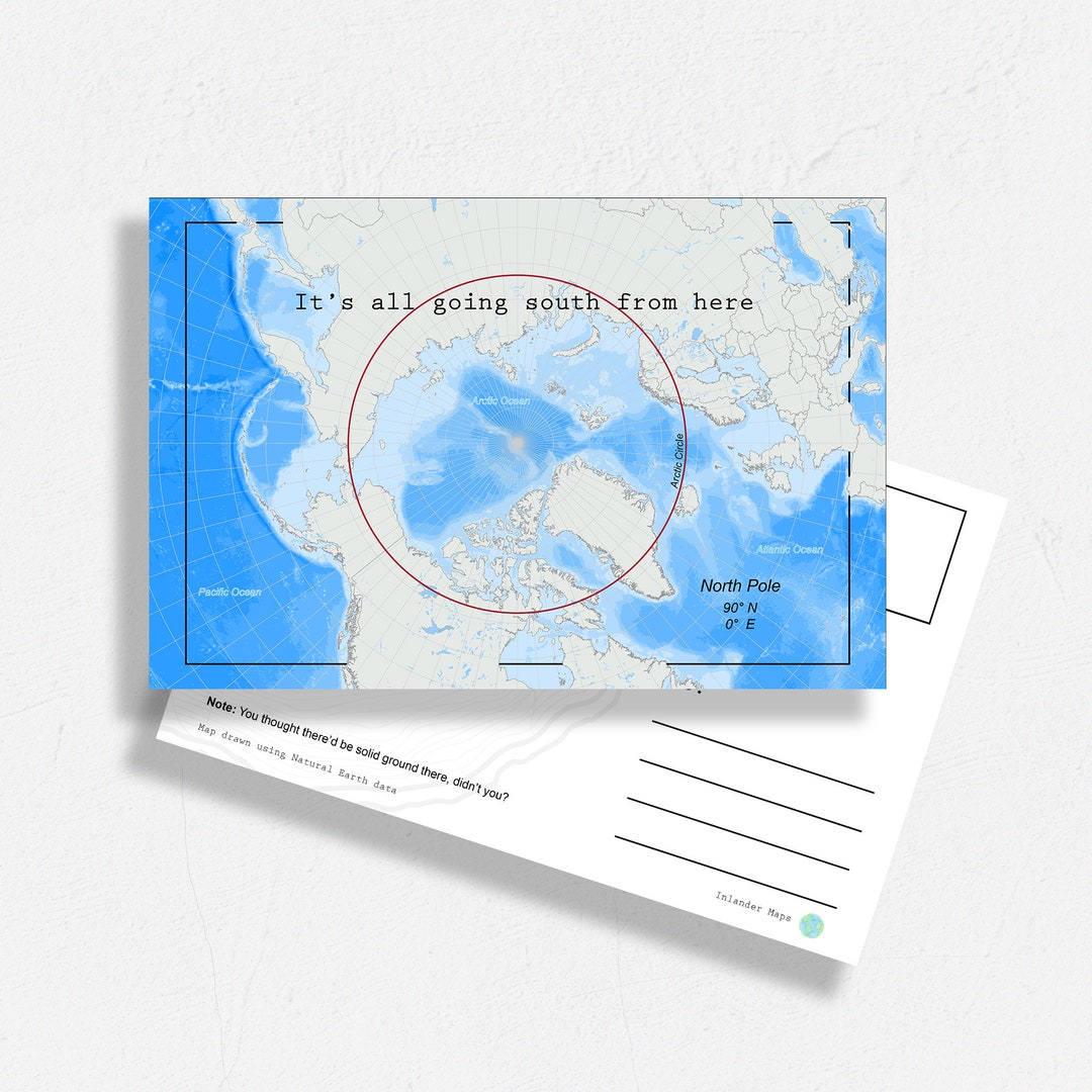 Postcard | Arctic Circle - Etsy