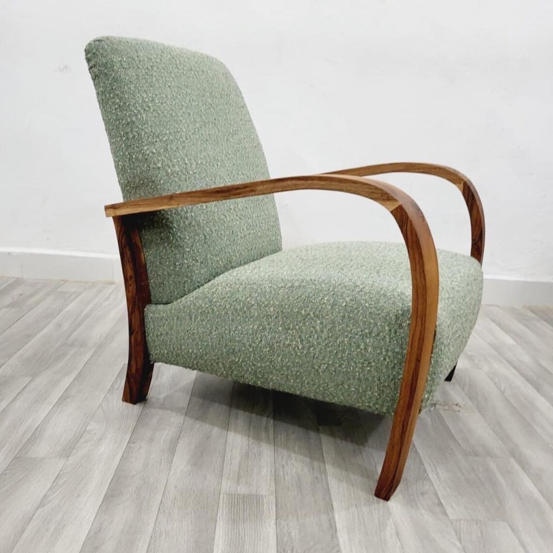 Set of 2 Mid Century Armchair Retro Lounge Chair Modern Chair Relax Vintage Style Chair Handmade