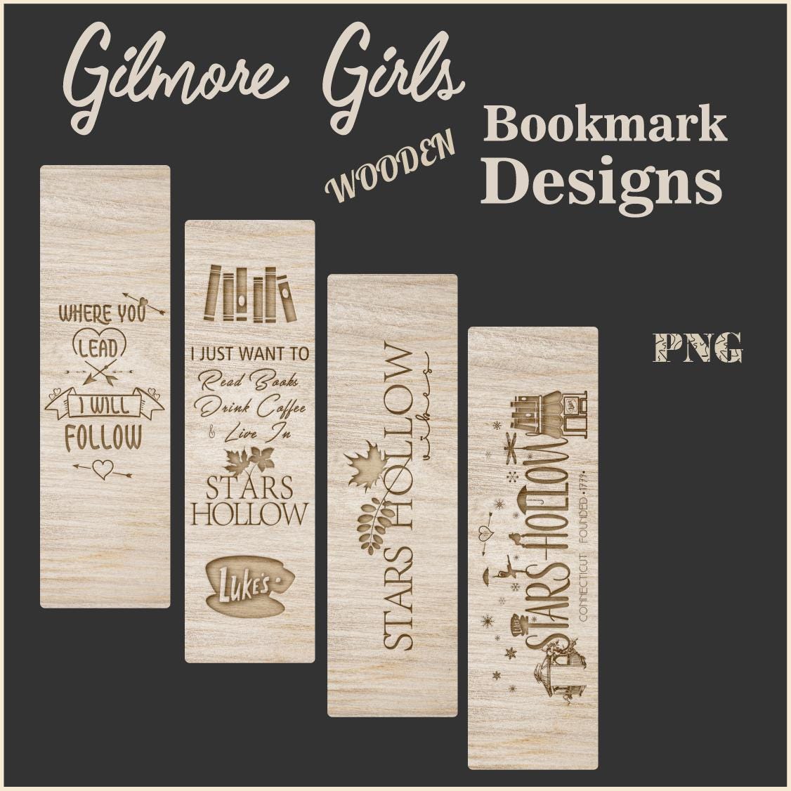 Gilmore Girls Bookmark Designs Png, Gilmore Girls Designs Png, Gilmore Girls Art, Gilmore Girls Png, Gilmore Girls Merch, Digital Download,