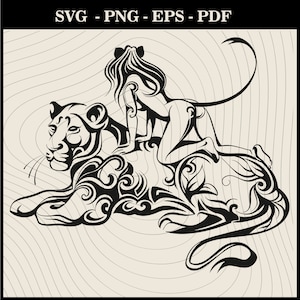Amazing Desings Tribal Women, Tribal Women svg, Tribal Girl svg, Tribal animal svg, tribal tattoo svg, tribal Illustration,