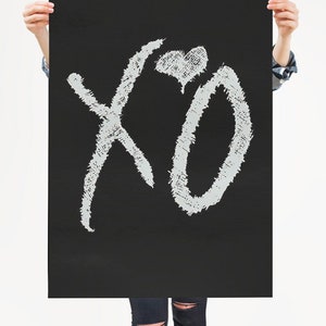 The Weeknd - XO Logo Deluxe Matte vertical poster