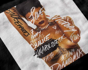 Rihanna Shirt - Unapologetic Deluxe Unisex T-shirt - Etsy