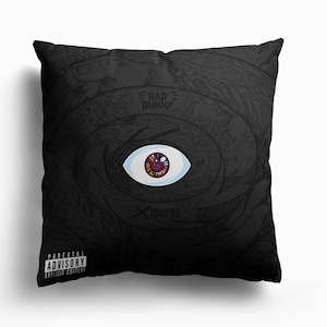 Bad Bunny - X 100PRE Quadratisches Kissen