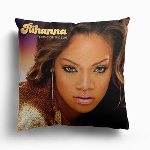 Rihanna  - Music Of The Sun Square Pillow