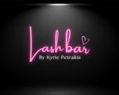 DIY Beauty Logo Template: Lash, Hair, Makeup (Canva Editable)