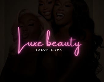 Logosjabloon, wimperlogo, haarlogo, DIY Beauty-logo, MUA Makeup-logo, nagelslogo, vlechtlogo, premade custom logo-ontwerp