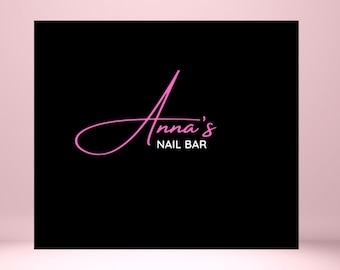 Logo Template, Lash Logo, Hair Logo, DIY Beauty Logo, MUA Makeup Logo, Nails Logo, Braid Logo, Premade Logo Design Custom