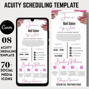 Acuity Scheduling Template: Canva Bearbeitbares Website-Banner (Digitaler Download)